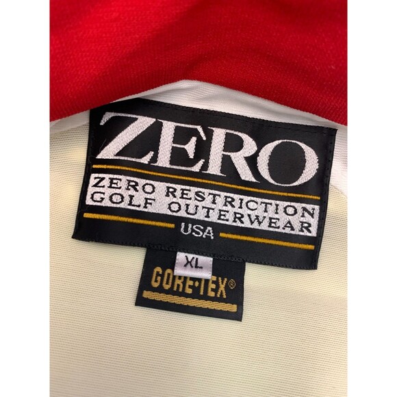 Vintage Zero Restriction Gore-Tex Jacket Mens XL Lined Wind Rain Resistant Zip - Picture 7 of 10